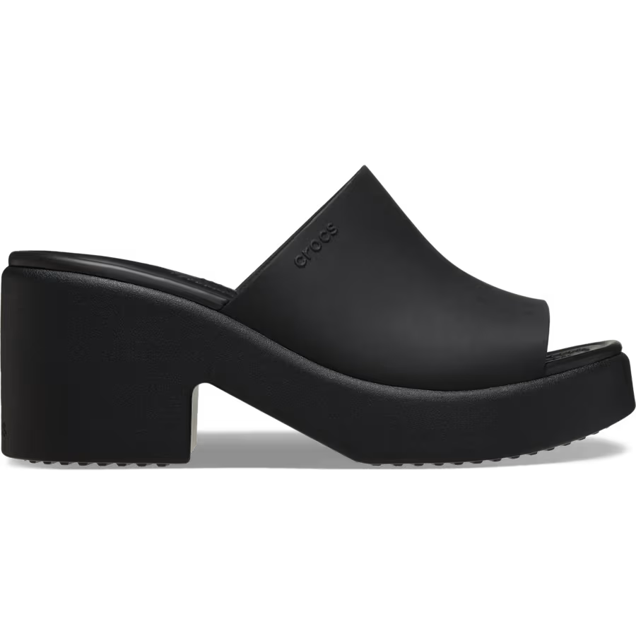 Crocs Womens Brooklyn High Shine Slide Heel Wedge Sandals