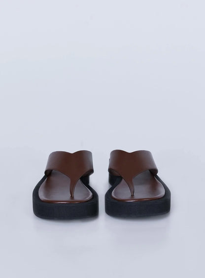 Princess Polly Remi Sandals Chocolate