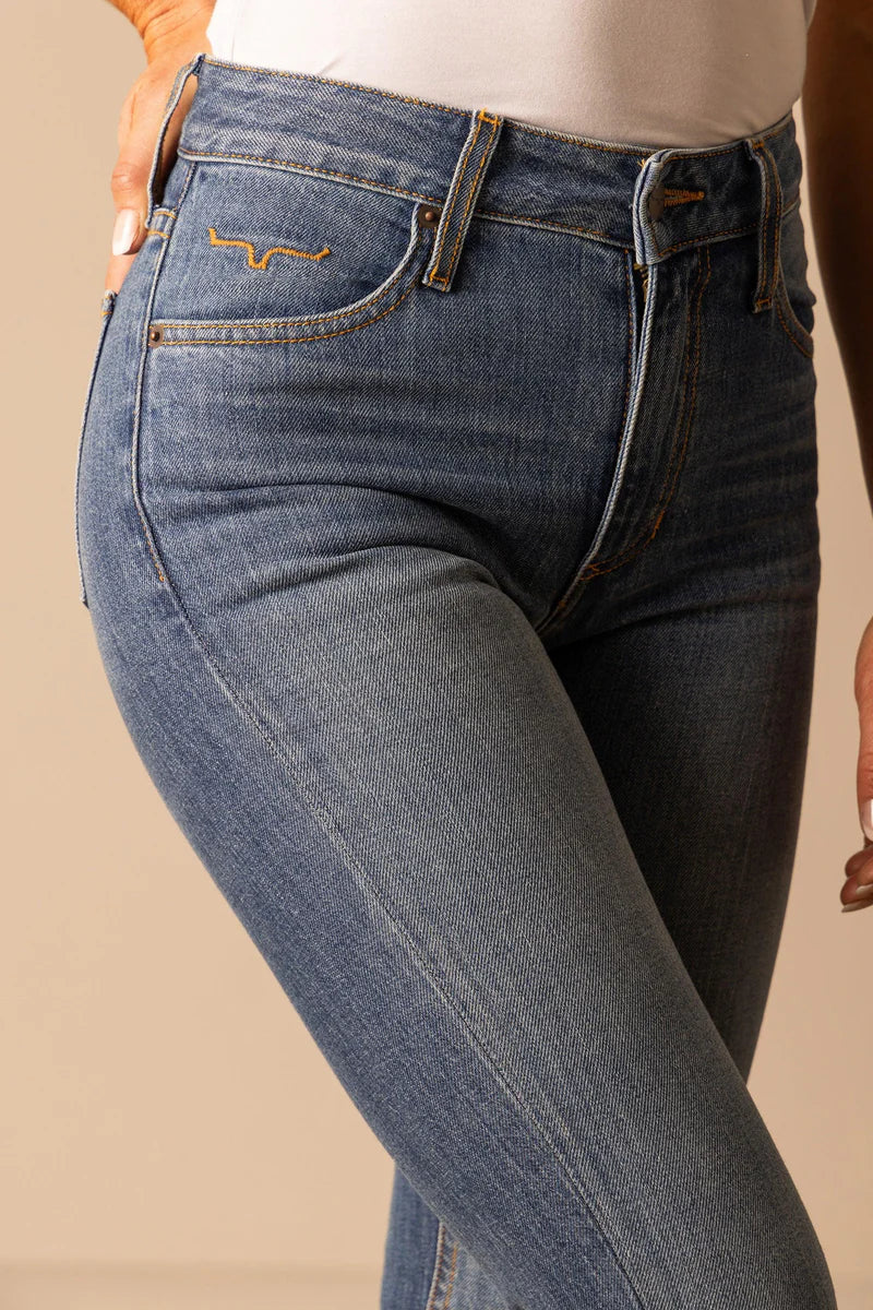 Kimes Ranch Women's Jennifer Mid Wash Jeans